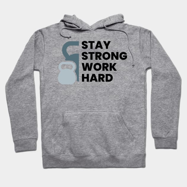 Gym motivational quote typography design Hoodie by emofix